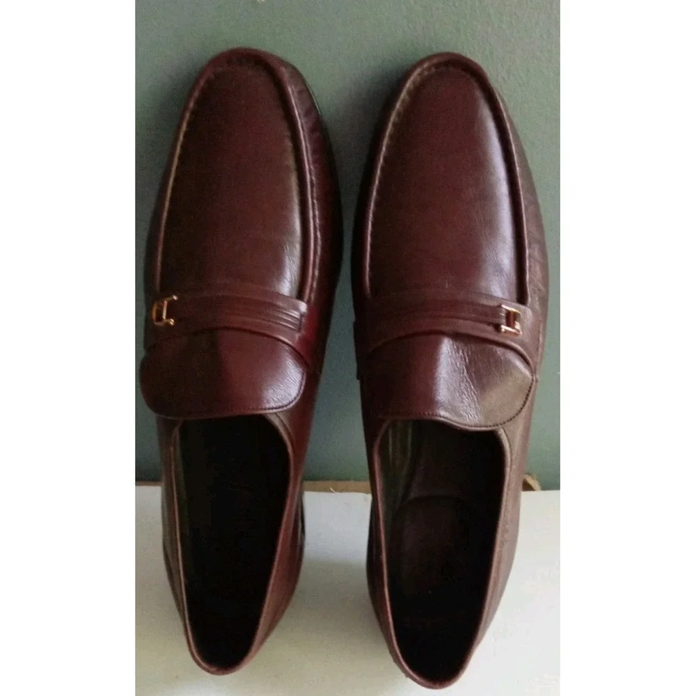 Floresheim Comfortech Burgundy Leather Loafers (Men's Size‎ 11D)